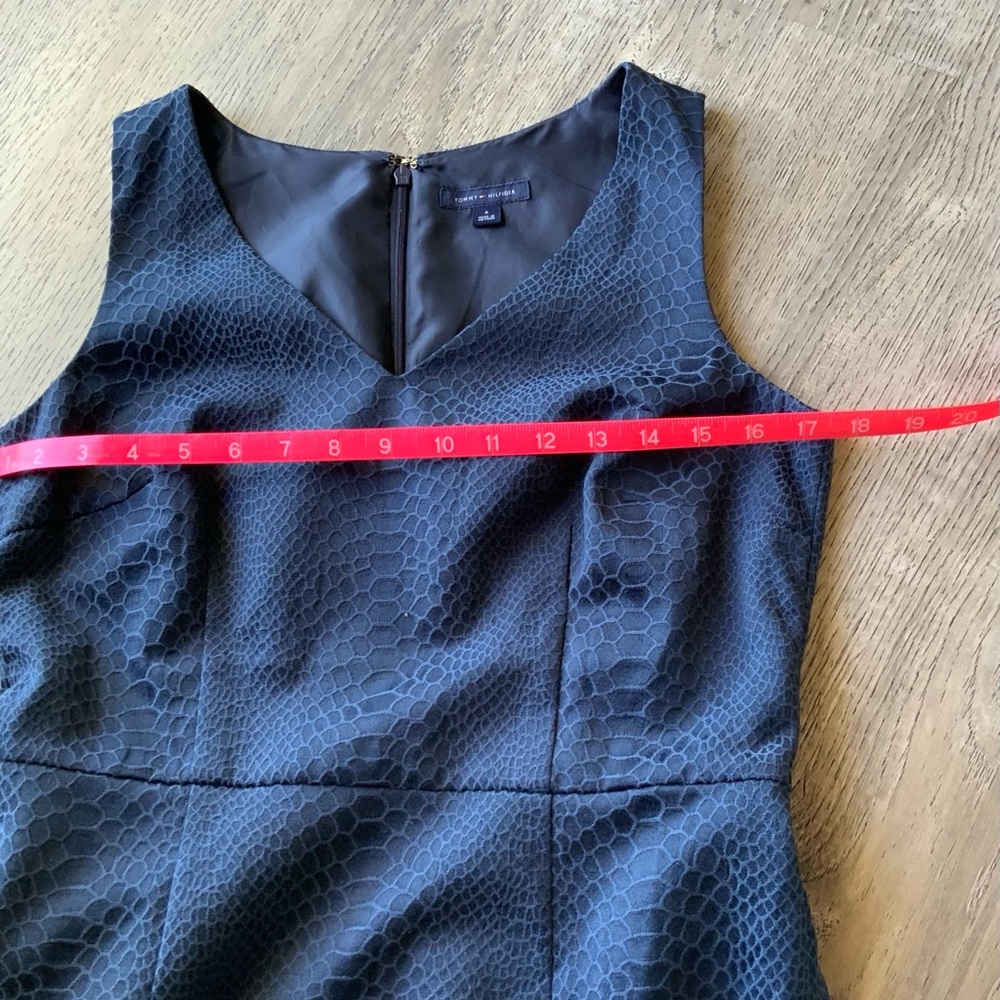 Tommy Hilfiger Navy Dress Midi Size: 6 - Picture 11 of 13